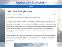 Tablet Screenshot of anotherworldisprobable.com